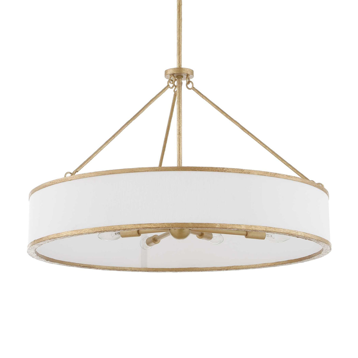 Gold Framed 8-Light Pendant Lamp | Uttermost Algiers