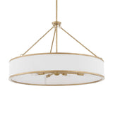 Gold Framed 8-Light Pendant Lamp | Uttermost Algiers