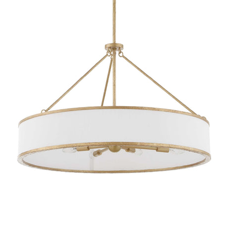 Gold Framed 8-Light Pendant Lamp | Uttermost Algiers