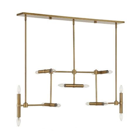 Antique Brass 14-Light Chandelier | Uttermost Cadre