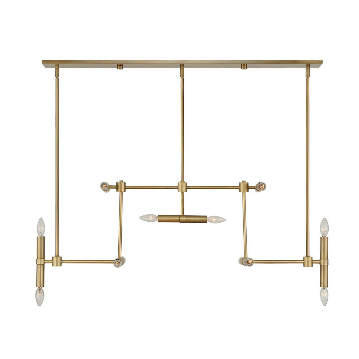 Antique Brass 14-Light Chandelier | Uttermost Cadre