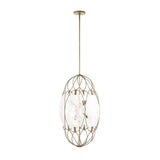 Oval Glass 6-Light Pendant Lamp | Uttermost Valencia