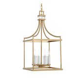 Brass Framed Lantern Pendant Lamp | Uttermost Montreal