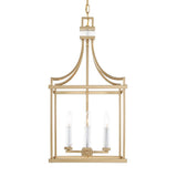 Brass Framed Lantern Pendant Lamp | Uttermost Montreal