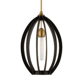 Bronze Oval Pendant Lamp | Uttermost Darby