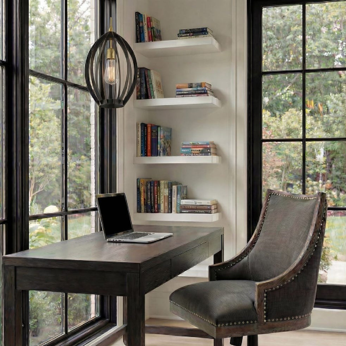 Bronze Oval Pendant Lamp | Uttermost Darby