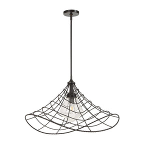 Modern European furniture - Twisted Bronze Indoor/Outdoor Pendant Lamp - www.oroa.com