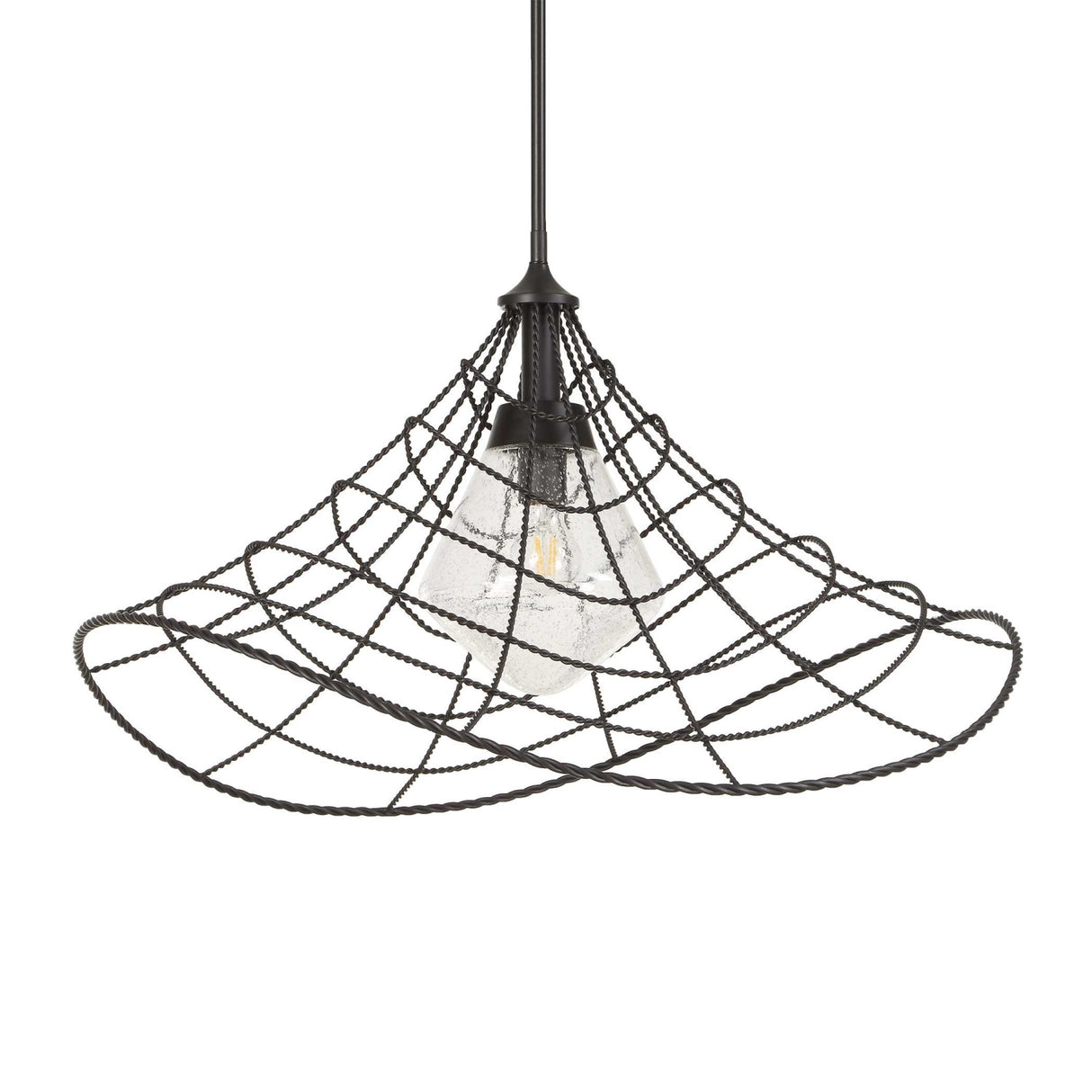Modern European furniture - Twisted Bronze Indoor/Outdoor Pendant Lamp - www.oroa.com