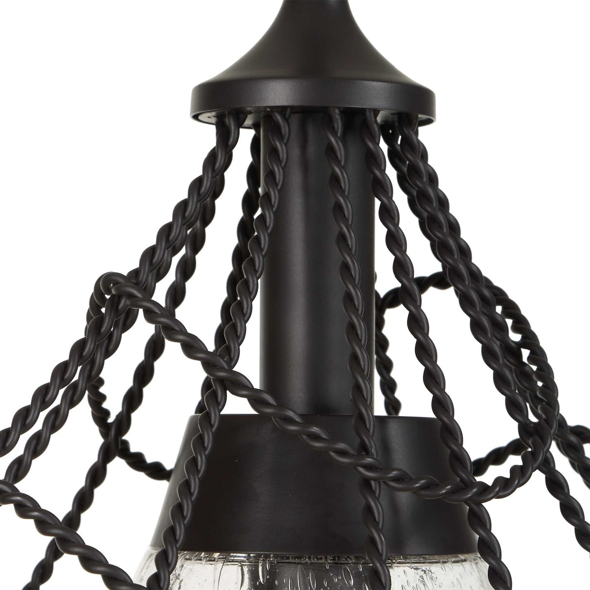 Modern European furniture - Twisted Bronze Indoor/Outdoor Pendant Lamp - www.oroa.com