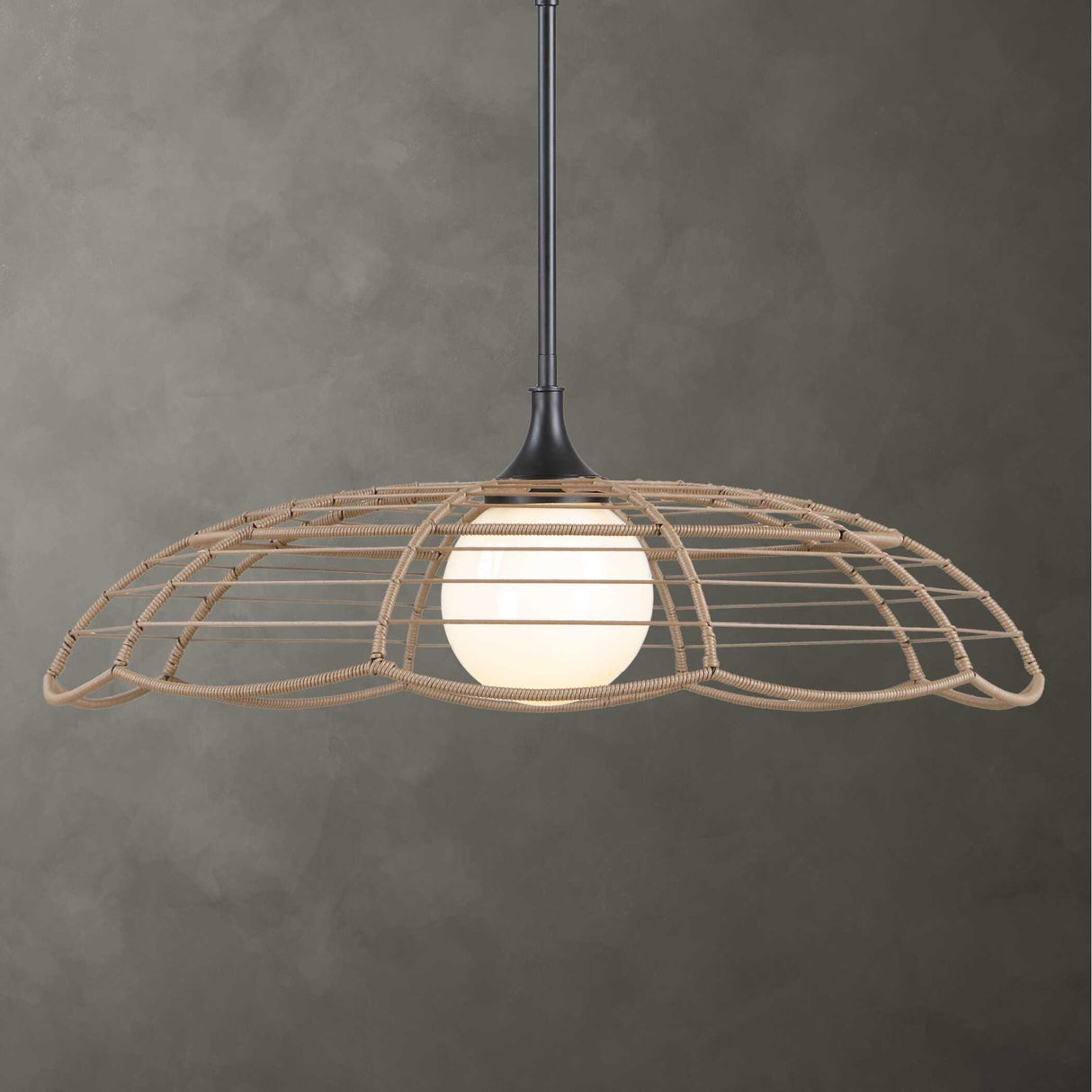 Modern European furniture - Scalloped Indoor/Outdoor Pendant Lamp - www.oroa.com