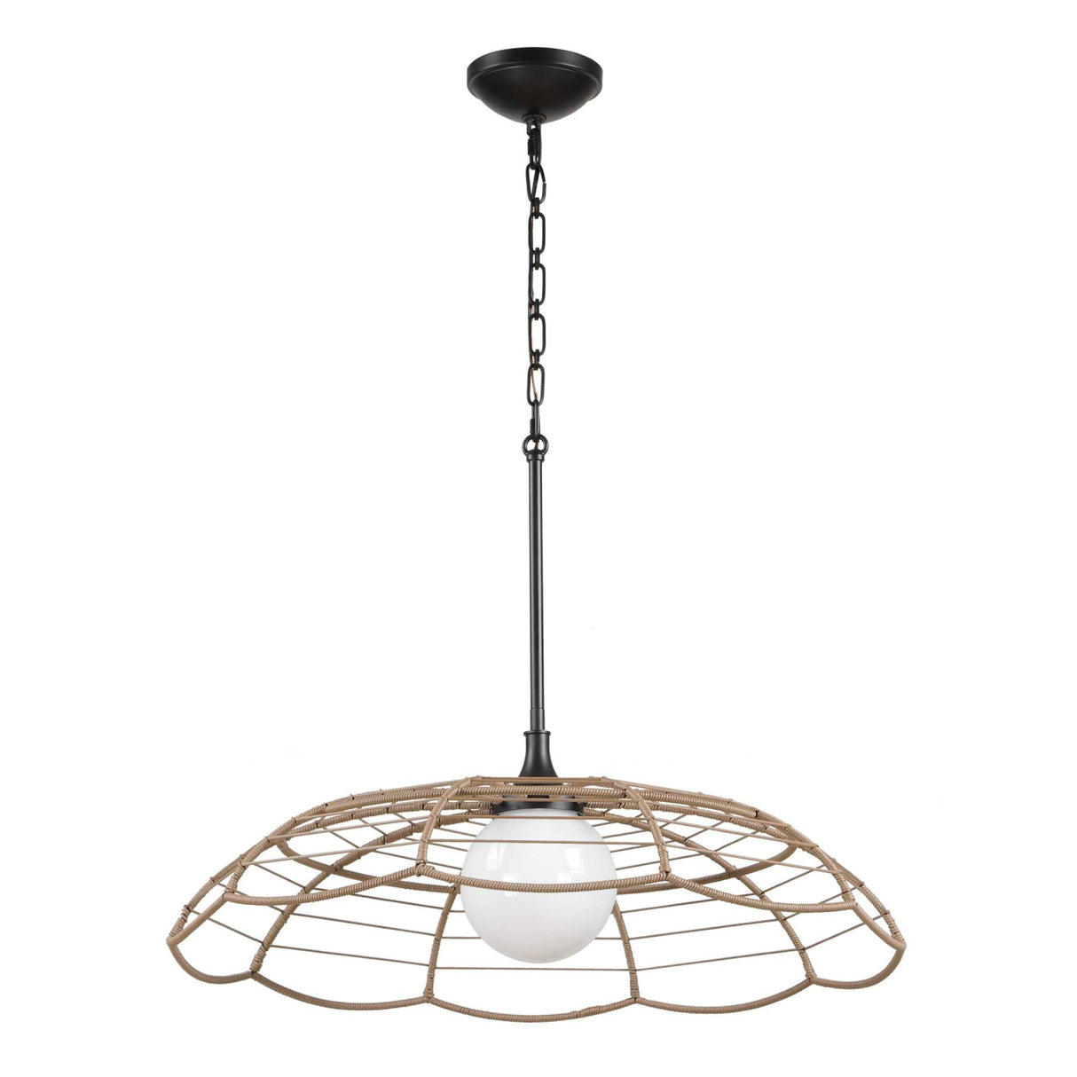 Modern European furniture - Scalloped Indoor/Outdoor Pendant Lamp - www.oroa.com