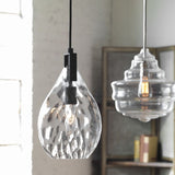 Watered Glass Mini Pendant Lamp | Uttermost Campester - www.oroa.com