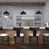 Black Metal Pendant Lamp | Uttermost Holgate