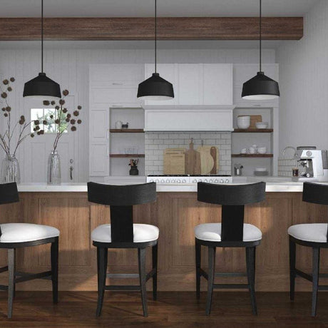 Black Metal Pendant Lamp | Uttermost Holgate
