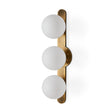 White Opal Globes 3-Light Wall Lamp | Uttermost Droplet - www.oroa.com