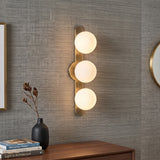 White Opal Globes 3-Light Wall Lamp | Uttermost Droplet - www.oroa.com
