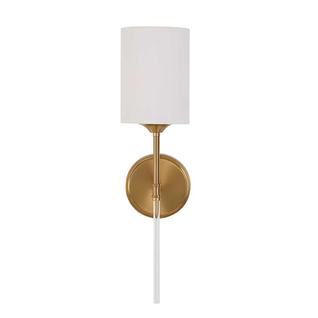 Modern European furniture - White Silken Shade Wall Lamp - www.oroa.com