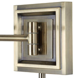 Modern European furniture - Black Leather Look Wall Lamp - www.oroa.com