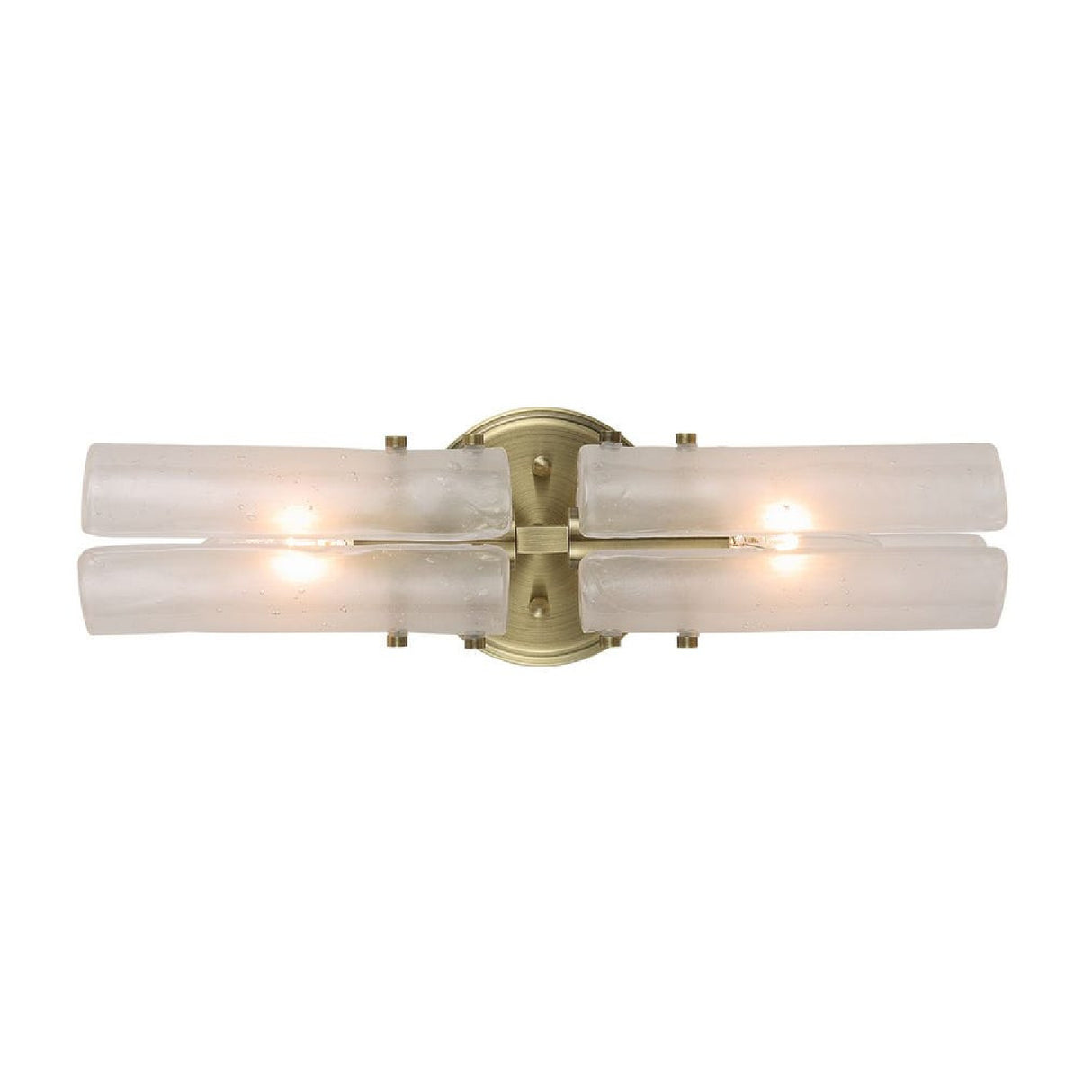 Seeded Glass Panels Wall Lamp | Uttermost Mistie - www.oroa.com