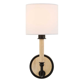 Modern European furniture - White Linen Wall Lamp - www.oroa.com