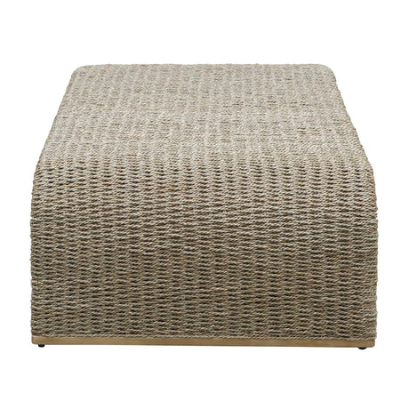 Modern European furniture - Woven Seagrass Coffee Table - www.oroa.com