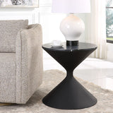 Black Hourglass Side Table | Uttermost Time's Up