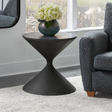 Black Hourglass Side Table | Uttermost Time's Up