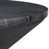 Black Hourglass Side Table | Uttermost Time's Up