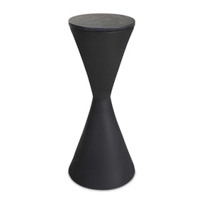 Black Hourglass Drink Table by Uttermost Time's Up