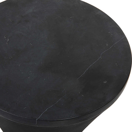 Modern European furniture - Black Hourglass Drink Table - www.oroa.com