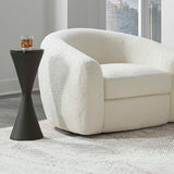 Modern European furniture - Black Hourglass Drink Table - www.oroa.com