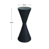 Modern European furniture - Black Hourglass Drink Table - www.oroa.com