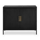 2-Door Oak Veneer Cabinet | Uttermost Front Range