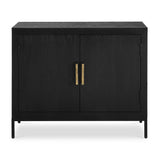 2-Door Oak Veneer Cabinet | Uttermost Front Range