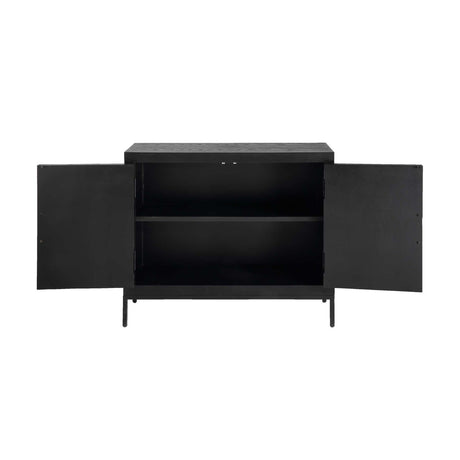2-Door Oak Veneer Cabinet | Uttermost Front Range