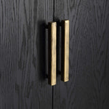 2-Door Oak Veneer Cabinet | Uttermost Front Range