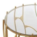 Gold Sculptural Side Table | Uttermost Ritual
