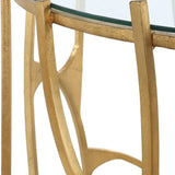 Gold Sculptural Side Table | Uttermost Ritual