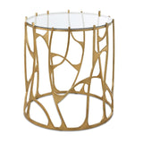 Gold Sculptural Side Table | Uttermost Ritual