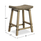 Modern European furniture - Mango Wood Counter Stool - www.oroa.com