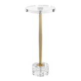 Modern European furniture - Round Crystal Drink Table - www.oroa.com