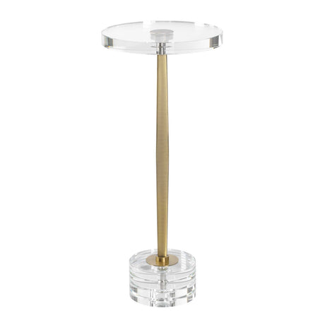 Modern European furniture - Round Crystal Drink Table - www.oroa.com