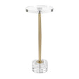 Modern European furniture - Round Crystal Drink Table - www.oroa.com