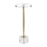 Modern European furniture - Round Crystal Drink Table - www.oroa.com
