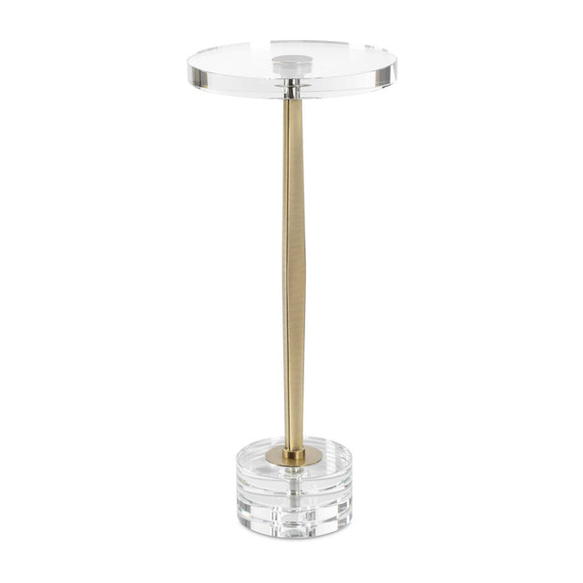 Modern European furniture - Round Crystal Drink Table - www.oroa.com