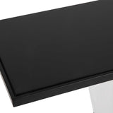 Modern European furniture - Black Mirror Accent Table - www.oroa.com