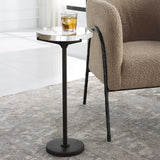 Round Crystal Accent Table by Uttermost Forge, alternate view 5
