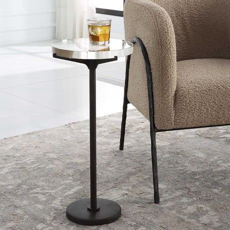 Round Crystal Accent Table by Uttermost Forge, alternate view 5