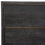 Modern European furniture - Dark Oak 4-Drawer Chest - www.oroa.com