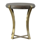 Dark Acacia Veneer Side Table | Uttermost Unite